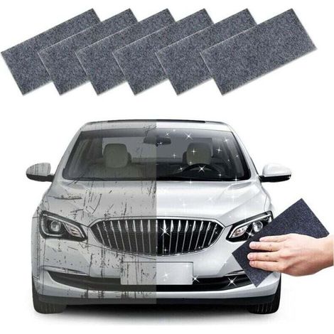 Nano-Glitzer-Reinigungstücher (6er-Pack) für die Autokratzerreparatur, effektive Kratzerreparatur, für alle Farben geeignet, wiederverwendbar, zum Polieren und Pflegen