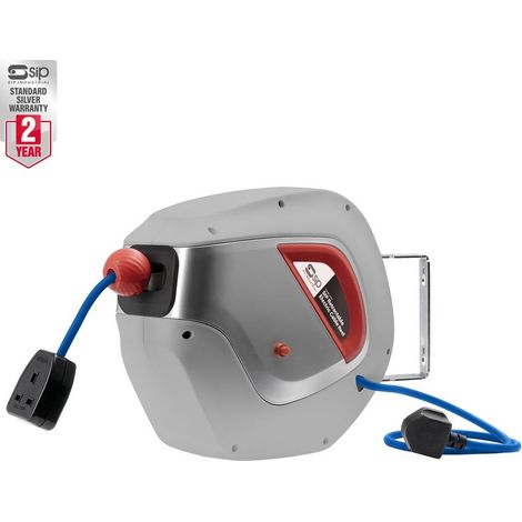 SIP 07973 Retractable Electric Cable Reel 15 Meter