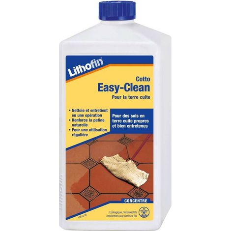 COTTO Easy-Clean - Entretien régulier de la terre cuite - Lithofin - 1 L (1/2)
