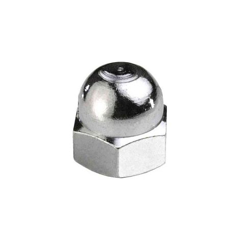 Dadi ciechi cromati M10 - 4 pz.