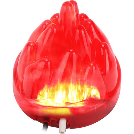 Décoration lumineuse volcan pour aquarium, lampe à bulles d'air LED, prise 100-240 V. (1/5)