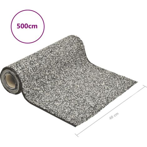 Revêtement Pierre Décoration 500 X 40 cm Gris Pour Bassin de jardin, piscine, terrasse. Finition naturelle