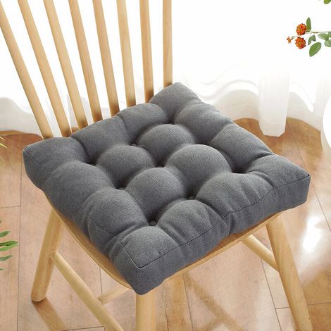 Cuscino da pavimento, cuscino quadrato grande, cuscino da seduta per adulti, cuscino trapuntato in velluto a coste, adatto per sdraio tatami, grigio, 5050 cm (1/4)