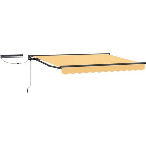 Maison Exclusive - Tettuccio Elettrico Retrattile Sabbia 5 x 3 m (1/4)