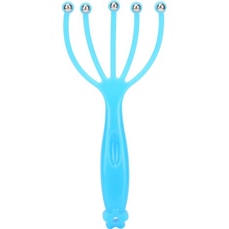 Massageur de Cuir Chevelu Anti-Fatigue, Appareil de Massage Capillaire pour Détente Profonde - Bleu (1/5)
