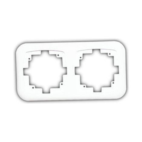 Doppelrahmen für Unterputzmechanik Electro Dh 36.530/MD, weiß, 8430552107179