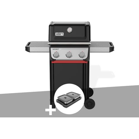 Barbecue à gaz Spirit E-310 + Kit de préparation et de service - Weber