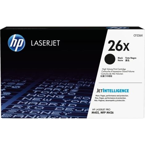 Hewlett packard - hp 26x toner black hc lj pro m402/ m427 cf226x, kapazität: 9.000s - cf226x - 0889296531678