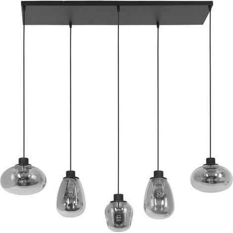 Steinhauer - lámpara colgante - Reflexion - negro - vidrio metal (1/4)