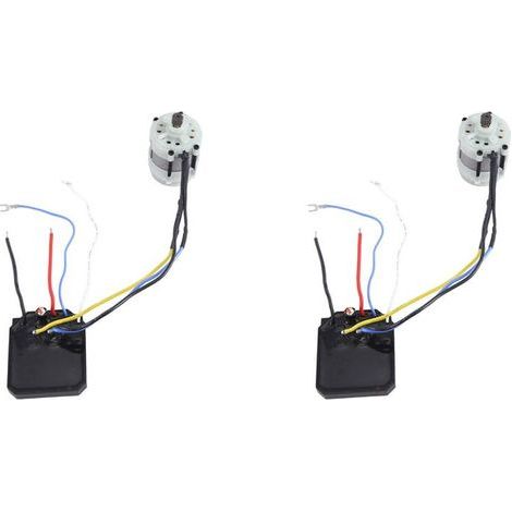 2X Moteur 21 V 14 Dents 28 000 Tr/Min avec ECS pour Scie à ChaîNe, Scie Alternative, Scie à Main, Accessoires pour Outils ÉLectriques (1/4)
