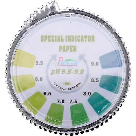 1 feuille de papier test d'eau (1/3)