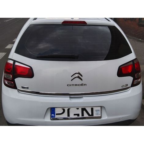 Citroën C3 II 08- Embellecedor cromado para el portón trasero 45MM (1/5)