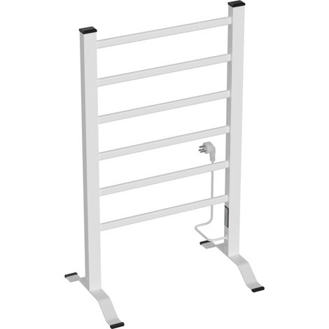 Scaldasalviette elettrico con radiatore 85 x 55 cm 100 watt bianco 030010756