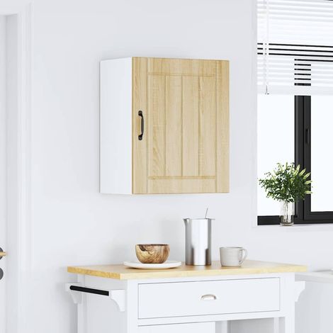 vidaXL Kitchen Wall Cabinet "Lucca" Sonoma Oak Engineered Wood (1/5)
