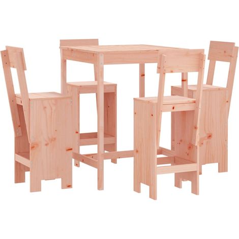 Maison Exclusive - 5-tlg. Gartenbar-Set Massivholz Douglasie