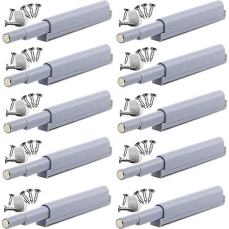 Magnetische Push-to-Open-Verschlüsse: Diese magnetischen Push-Open-Verschlüsse öffnen und schließen die Tür mit einem einfachen Druck (10 Stück). (1/5)