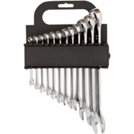 SERIE 12 CHIAVI COMBINATE MIRROR 6/22 MM CR VAN- 1,0 pz