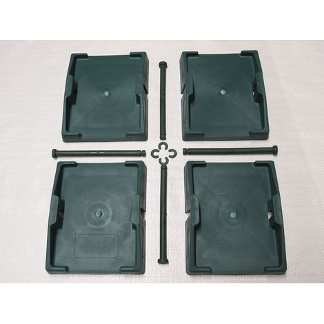 x4 Caravan Jack Pads - Leveling Foot Leg Steady Feet Pads