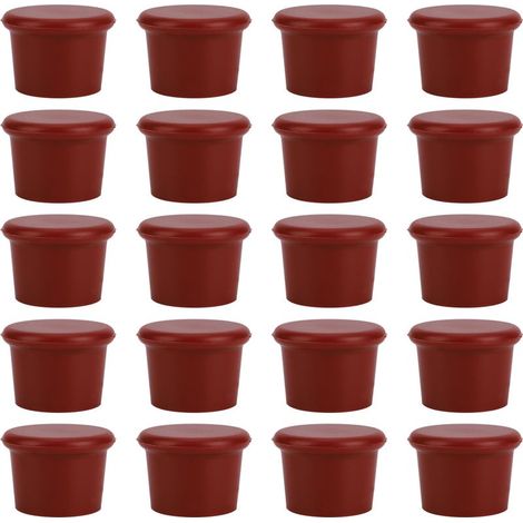 20 Bouchons en Silicone Alimentaire pour Bouteilles de Vin, Bière, Café et Vinaigre (1/5)
