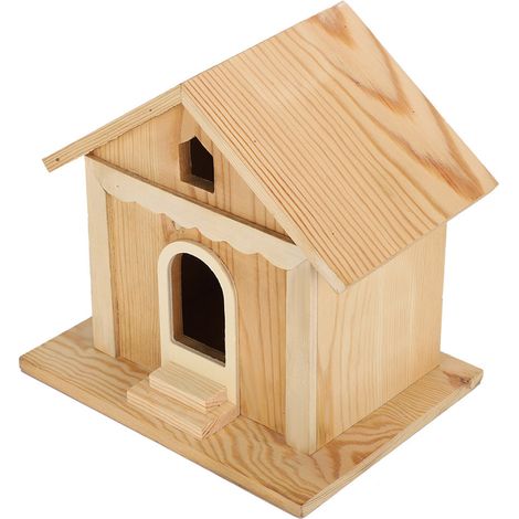 Nichoir en bois à faire soi-même pour perroquets, décoration de jardin extérieur (1/5)