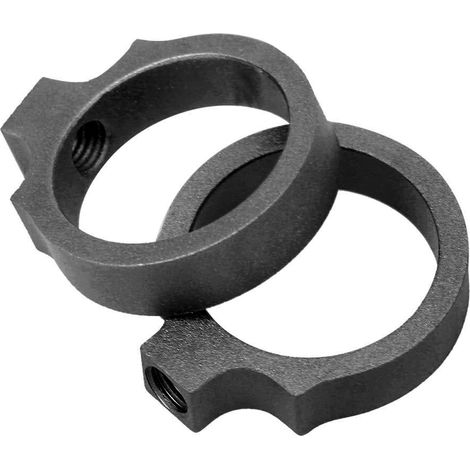 Bague de fixation pour lampe torche en alliage d'aluminium robuste de 0,760 pouce EX313-BK (1/5)