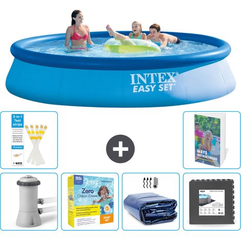 Easy Set Pool Rund - 396x84 cm - 7-teilig S285 (1/5)