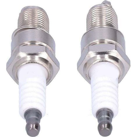 Lot de 2 bougies d'allumage F6RTC pour MTD 95110292 75110292 Torch Engine 131039 Tondeuse à gazon. (1/4)