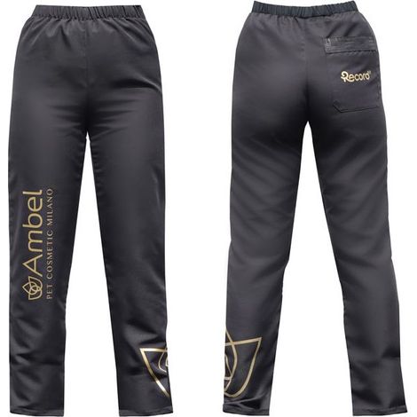 Ambel pantaloni elastici nero s-m: Ambel pantaloni elastici per toelettatori