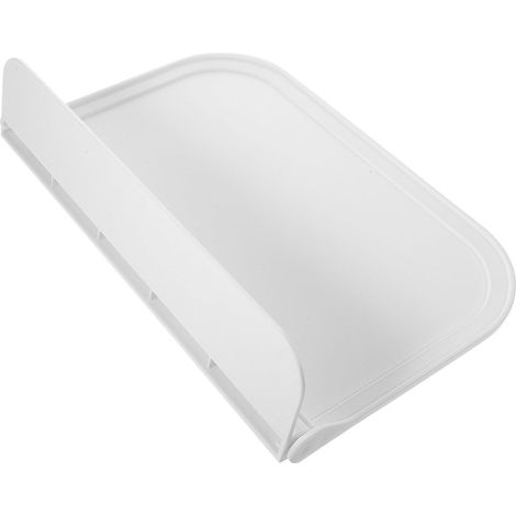 Étagère Murale Pliante - 1 Unité - Plastique PP - Support Rabattable Gain de Place - Cuisine Salle de Bain Bureau - Blanc 30x20cm (1/5)
