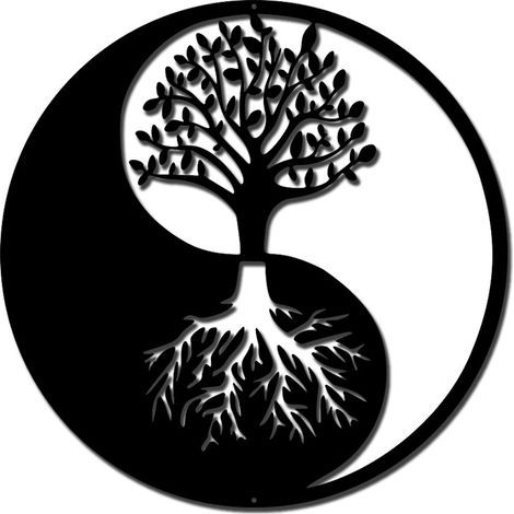 Metall-Wandkunst, Metall-Lebensbaum-Wandkunst, Familienschild (1/5)