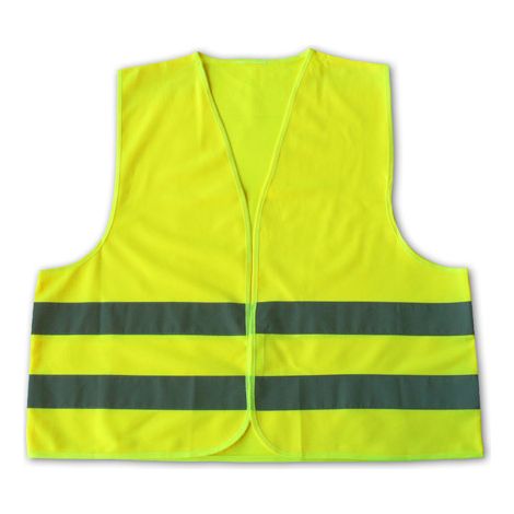 Chaleco reflectante amarillo, talla XL, marca genérica, modelo estándar, ideal para trabajos en carretera y actividades al aire libre, alta visibilidad, ligero, cómodo y seguro
