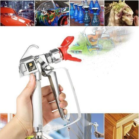 Pistolet pulvérisateur sans air haute pression GarhrStore, buse 517 pour Graco Wagner Titan, peinture airless machine de projection (1/2)