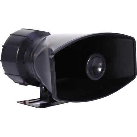 Trompe d'air 300db mégaphone 5 sons pour voiture camion fourgon, sirène puissante avec microphone PA, haut-parleur d'urgence CE (1/5)
