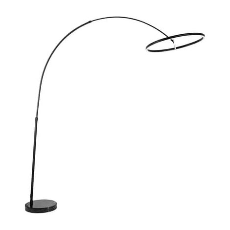 [NEUWERTIG] Lucande Virvera Led Bogenstehlampe Standleuchte Deko Stehleuchte Rund Schwarz544 B-Ware (1/2)