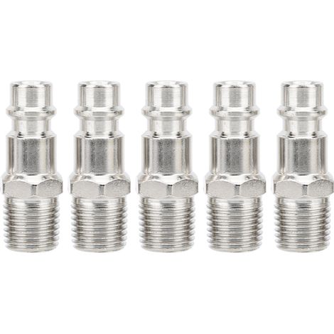 Connecteur d'outil pneumatique, prise de Style européen, raccord d'air industriel, accessoires de compresseur, 5 pièces (1/5)