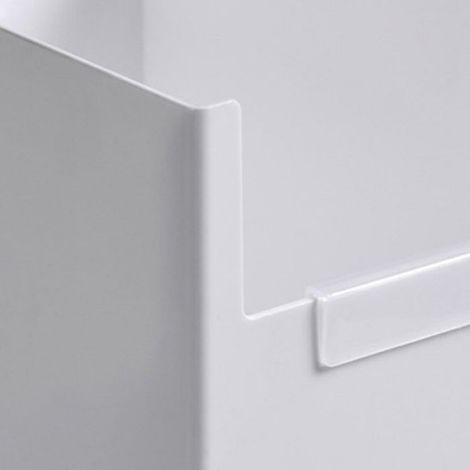 Bac de Rangement - Plastique - Ouvert - Empilable - 15,5 x 21 x 14 cm - Cuisine Salle de Bain Bureau - 1 Pièce (1/5)