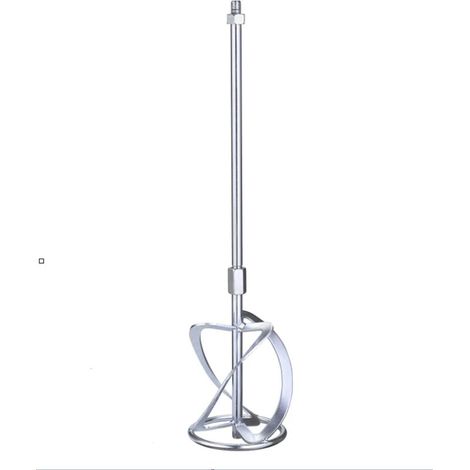 Kit of 1 agitators for paint and mortar mixers (1 accessory, total length 58 cm, mixing diameter 120 mm, M14 thread)