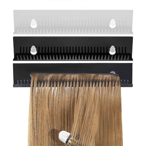 Professioneller Acryl-Haarverlängerungs-Abteilhalter Weiß (1/5)