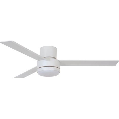 Ventilateur de plafond avec lumière Lagoon Ø 132cm - IP55 - Blanc - 213036 (1/3)