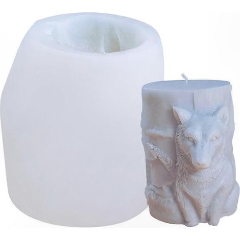 3D-Silikonform für Seife, Kerzen, Schokolade, Zuckerpaste, Kuchen und Fondant in Bären- und Elchform (1/4)