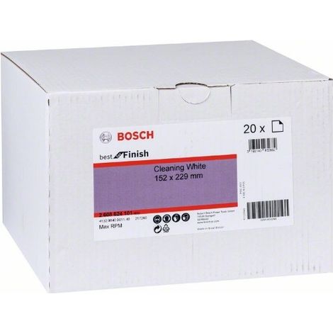 BOSCH Almohadilla limpiadora de vellón para lijado manual 152 × 229 mm 2608624101 (1/2)