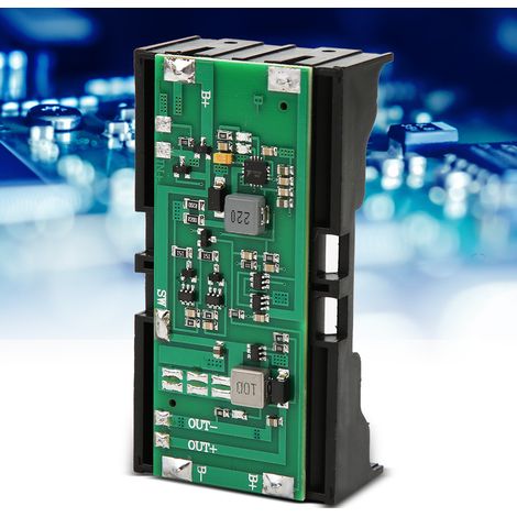 Module élévateur de tension 12V/9V pour batterie lithium, carte boost 5-en-1 avec charge et décharge UPS (1/5)