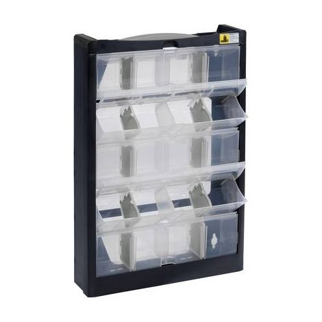 ALLIT 466250 RÉSERVOIR POUR PETITES PIÈCES (L X H X P) 300 X 465 X 80 MM NOIR, GRIS 1 PC(S) (1/10)