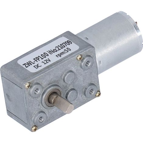 Moteur à engrenages à vis sans fin robuste, résistant à l'usure, haute ténacité, réducteur à basse vitesse ZWL-FP-50rpm (1/5)