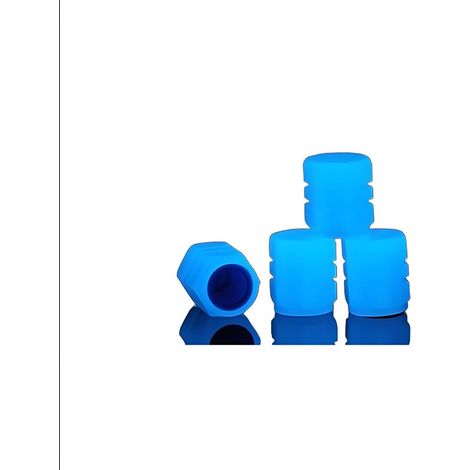 Lot de 4 bouchons de valve fluorescents pour pneus de voiture, camion, SUV, moto, vélo (1/5)