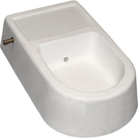 Abbeveratoio per Cani in Cemento. Capacità di 14,5 kg., 25 x 41,5 x 10,5 cm