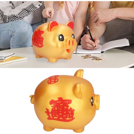 Hucha de PVC con forma de coco, sensible al tacto, para guardar monedas, con gran capacidad para 1200 monedas, o como elemento decorativo para el hogar. (1/5)