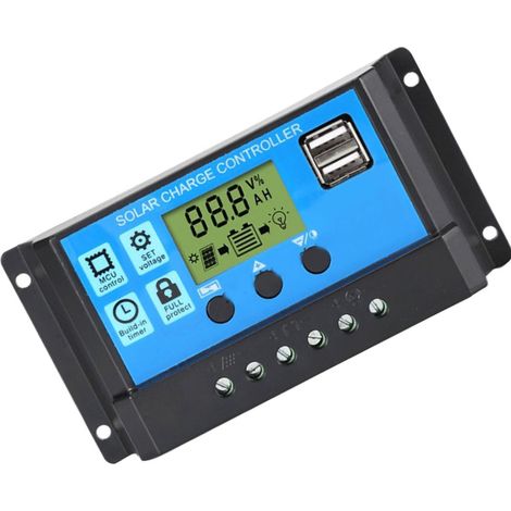 30A PWM-Solarladeregler mit LCD-Bildschirm und automatischer Kopplung. (1/4)