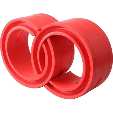 2 amortisseurs de ressort de voiture flexibles en caoutchouc, butée de pare-chocs, coussin de puissance, entretoise de ressort hélicoïdal C (1/5)