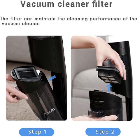 Lot de 6 filtres de rechange pour aspirateur sans fil Tineco iFloor 3 et Floor One S3 (nettoyage eau et poussière)